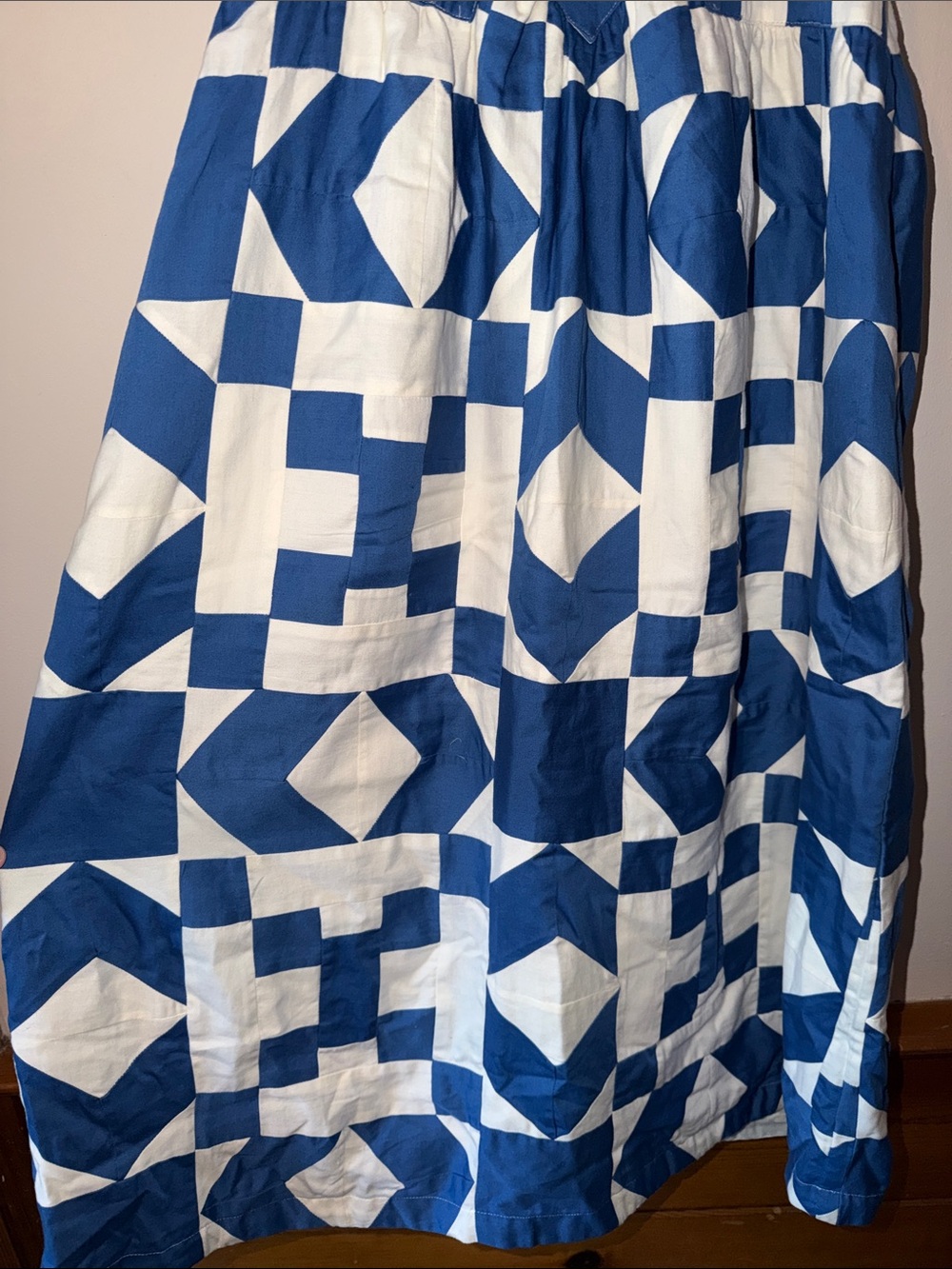 Sea New York Tanya Patchwork Midi Dress Size M - Picture 4 of 8